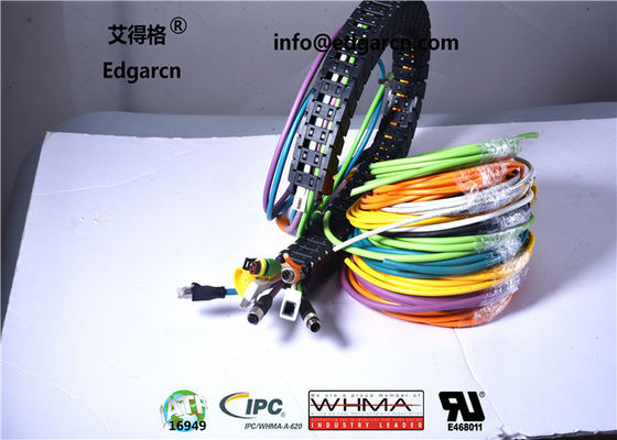 Pur / Tpu Canopen Kabel M12 A Codering man-vrouw lengte 1500 mm met Shiled