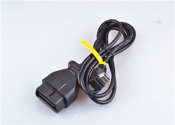 Aangepaste Obd Ii Diagnostische Kabel 16-pins mannelijk naar vrouwelijk met krimpende connector