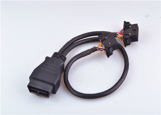 Aangepaste Obd Ii Diagnostische Kabel 16-pins mannelijk naar vrouwelijk met krimpende connector