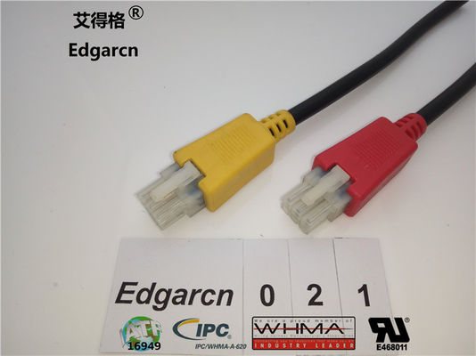 Pvc Materiaal Molex Micro Fit, aangepast formaat Overmolded Molex Mini Fit Jr