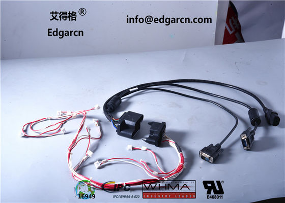Gaming Cable Wire Harness Lengte 100 mm - 200 mm Ul vermeld in zwarte kleur