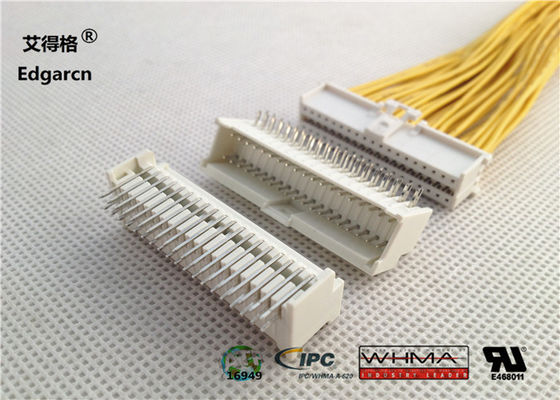 Houderbehuizing 2 mm pitchconnector dubbele rij witte kleur met 38 pins