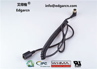Lengte 1000mm Coiled Cable Cord, Injection Molding Car Wiring Harness