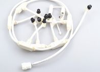 Aangepaste elektronische kabelboom Witte injectiekabel voor led-connectoren