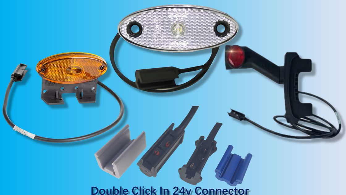 5A-20A Click-In Overmold Connector Automotive Wiring Harness met geoptimaliseerde kabelondersteuning en single marker clearance lichten